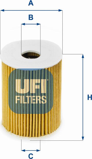 UFI 25.091.00 - Yağ filtri furqanavto.az