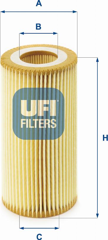 UFI 25.040.00 - Yağ filtri furqanavto.az