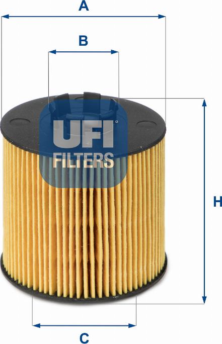 UFI 25.047.00 - Yağ filtri furqanavto.az