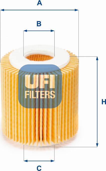 UFI 25.056.00 - Yağ filtri furqanavto.az