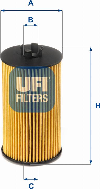 UFI 25.064.00 - Yağ filtri furqanavto.az