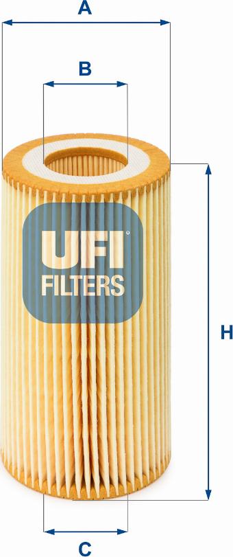 UFI 25.001.00 - Yağ filtri furqanavto.az