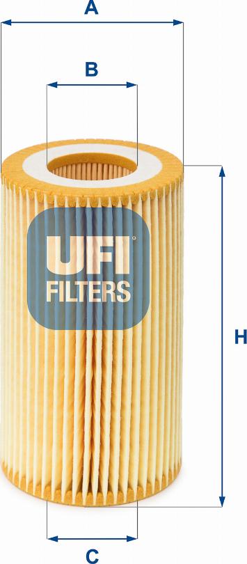 UFI 25.003.00 - Yağ filtri furqanavto.az