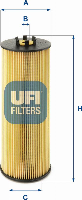 UFI 25.019.00 - Yağ filtri furqanavto.az