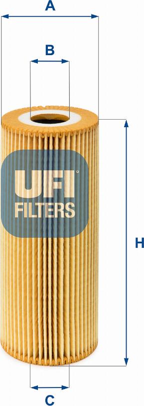 UFI 25.011.00 - Yağ filtri furqanavto.az