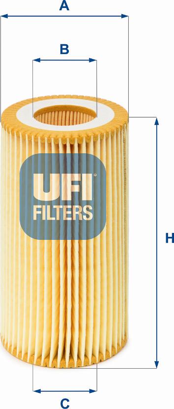 UFI 25.013.00 - Yağ filtri furqanavto.az