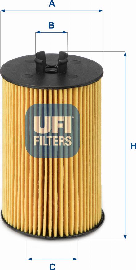 UFI 25.012.00 - Yağ filtri furqanavto.az