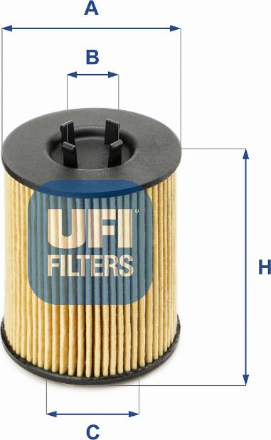UFI 25.017.00 - Yağ filtri furqanavto.az