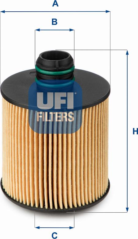 UFI 25.083.00 - Yağ filtri furqanavto.az