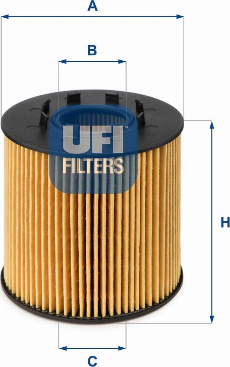 UFI 25.033.00 - Yağ filtri furqanavto.az