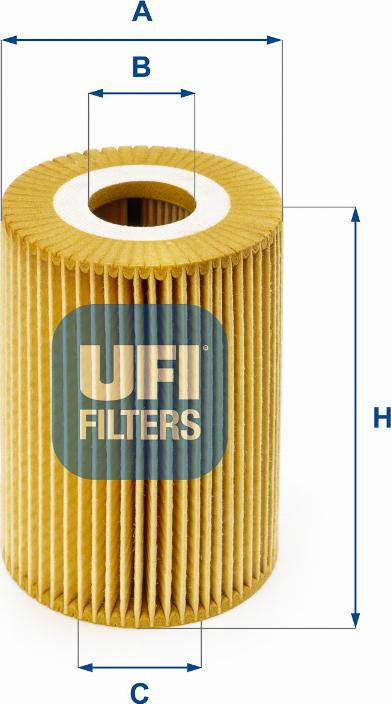 UFI 25.026.00 - Yağ filtri furqanavto.az