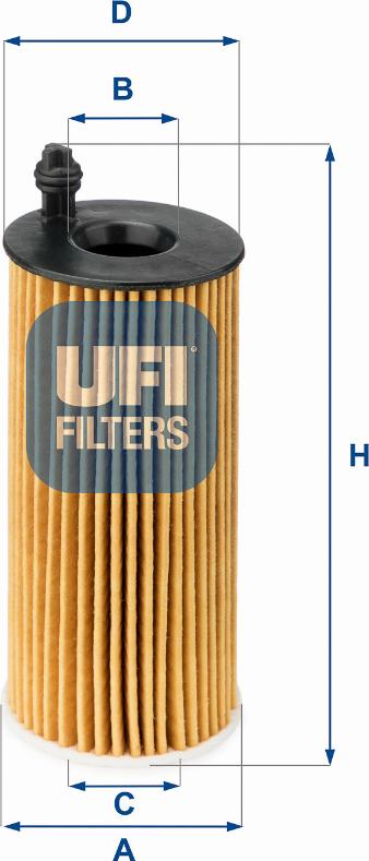 UFI 25.142.00 - Yağ filtri furqanavto.az