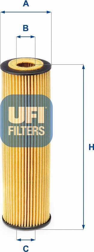 UFI 25.155.00 - Yağ filtri furqanavto.az