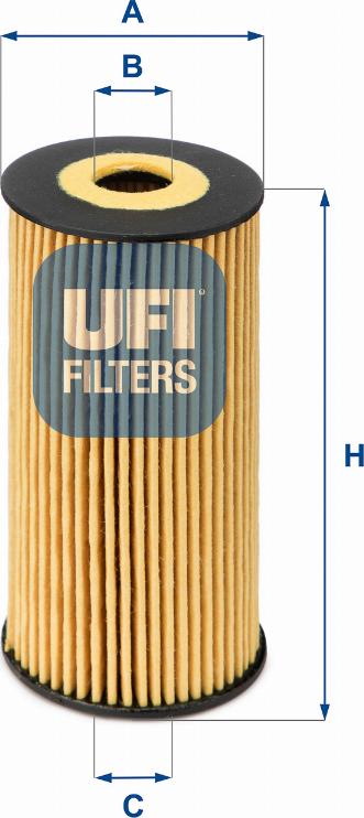 UFI 25.170.00 - Yağ filtri furqanavto.az