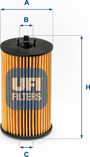 UFI 25.225.00 - Yağ filtri furqanavto.az