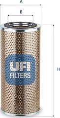 UFI 25.706.00 - Filtr, istismar hidravlikası furqanavto.az