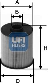 UFI 26.077.00 - Yanacaq filtri furqanavto.az