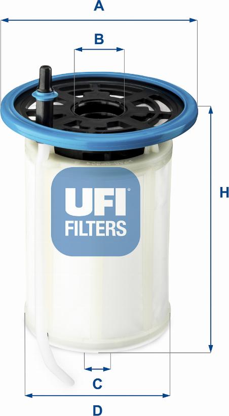 UFI 26.H2O.00 - Yanacaq filtri furqanavto.az