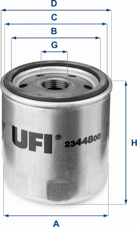 UFI 23.448.00 - Yağ filtri furqanavto.az