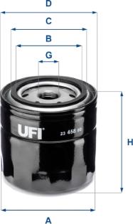 UFI 23.458.00 - Yağ filtri furqanavto.az