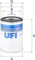 UFI 23.117.00 - Yağ filtri furqanavto.az