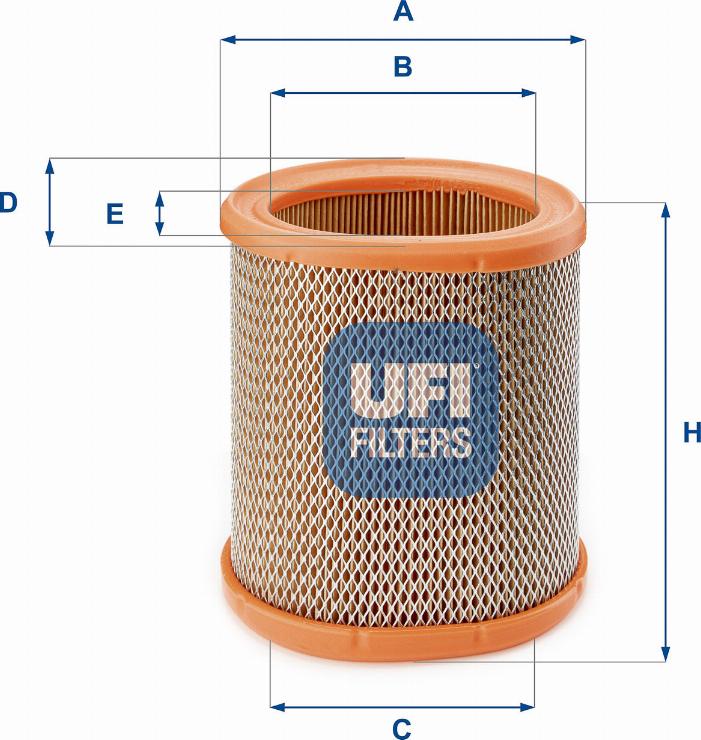 UFI 27.258.00 - Hava filtri furqanavto.az