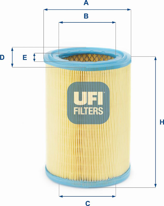 UFI 27.252.00 - Hava filtri furqanavto.az