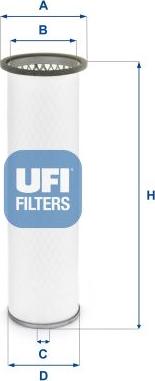 UFI 27.D09.00 - Hava filtri furqanavto.az