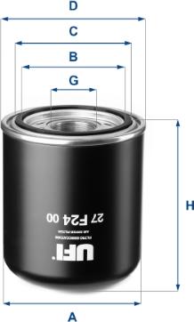 UFI 27.F24.00 - Hava filtri furqanavto.az