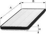 Uniflux Filters XC53 - Filtr, daxili hava furqanavto.az