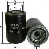 Uniflux Filters XH118 - Hidravlik Filtr, hamarlama nəzarəti furqanavto.az