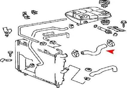 ÜRO Parts 1265012082 - Radiator şlanqı furqanavto.az