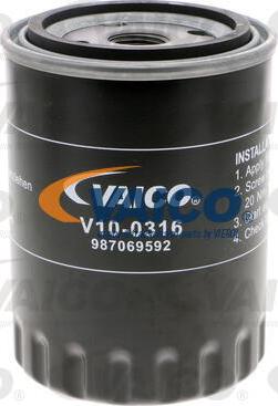 VAICO V10-0316 - Yağ filtri furqanavto.az
