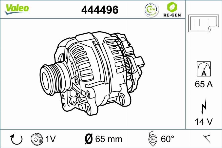 Valeo 444496 - Alternator furqanavto.az