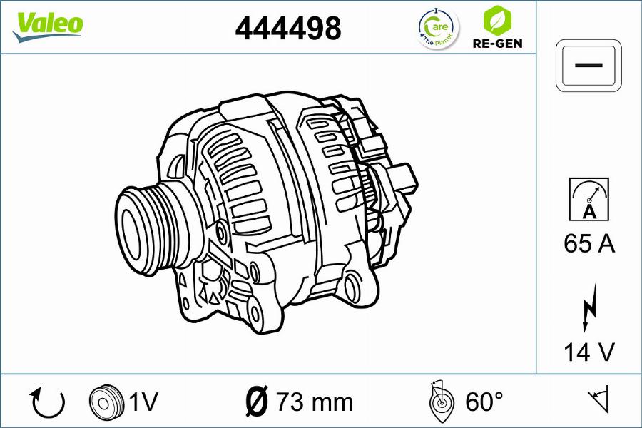 Valeo 444498 - Alternator furqanavto.az