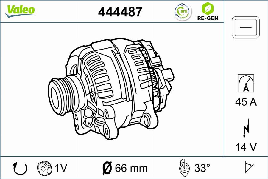 Valeo 444487 - Alternator furqanavto.az