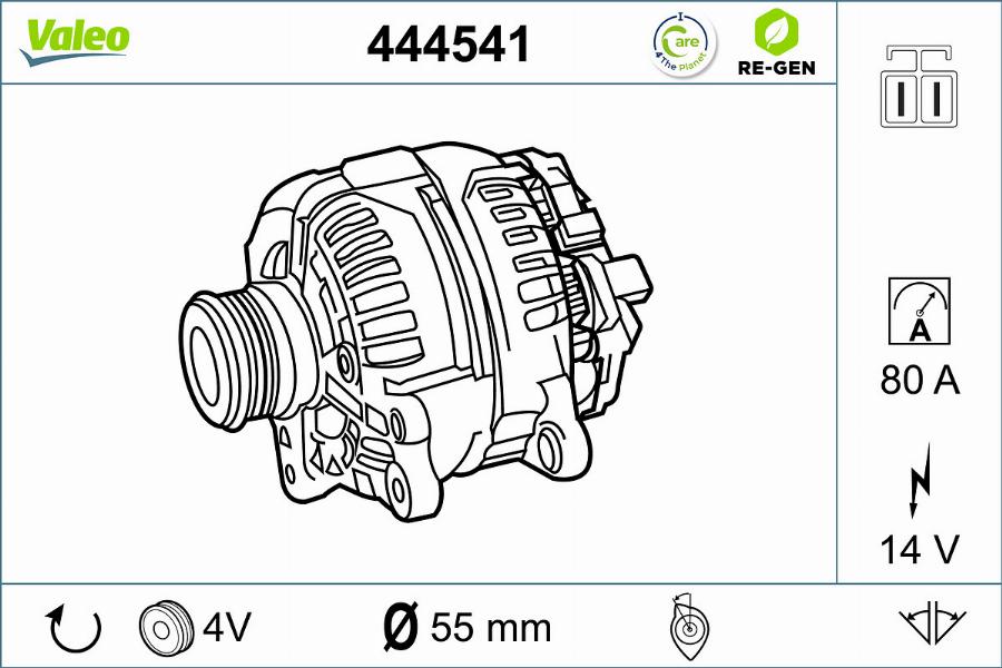 Valeo 444541 - Alternator furqanavto.az