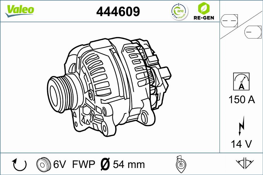 Valeo 444609 - Alternator furqanavto.az