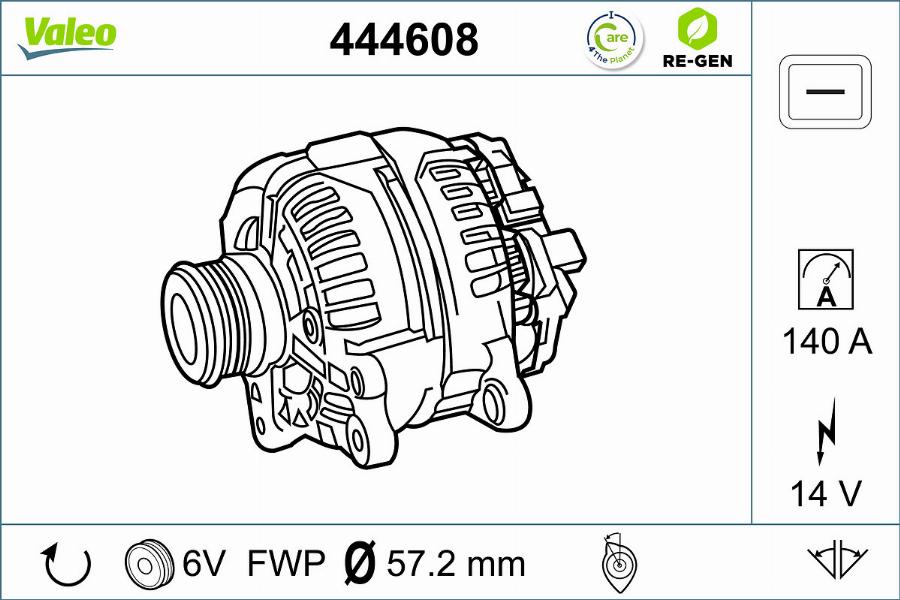 Valeo 444608 - Alternator furqanavto.az