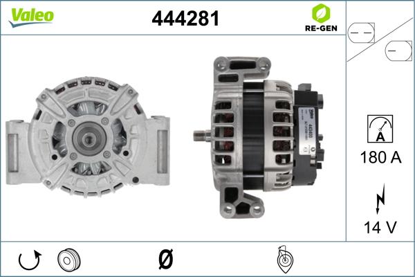 Valeo 444281 - Alternator furqanavto.az