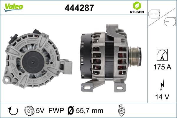 Valeo 444287 - Alternator furqanavto.az