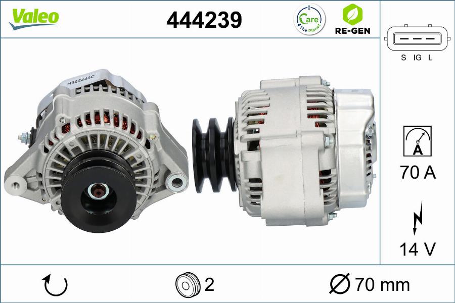 Valeo 444239 - Alternator furqanavto.az