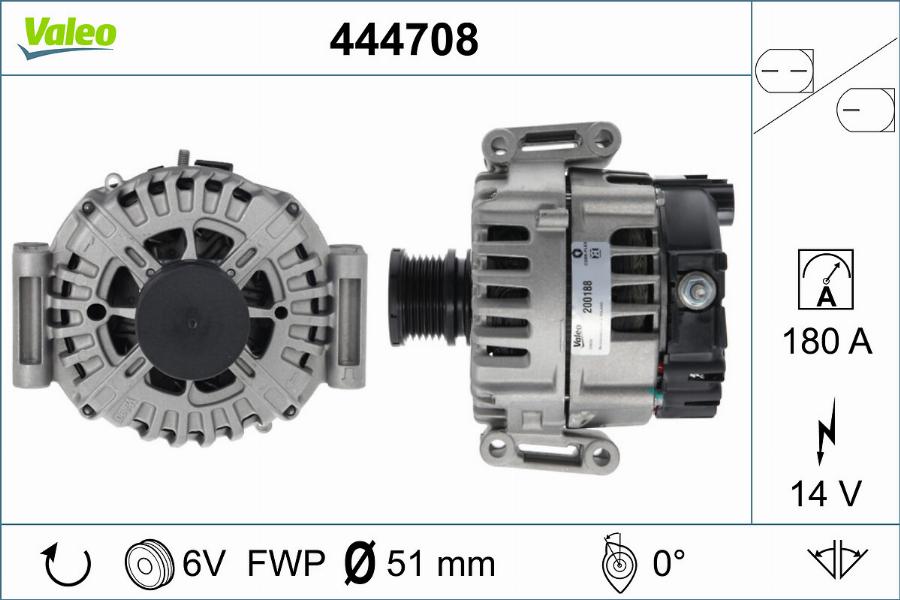 Valeo 444708 - Alternator furqanavto.az