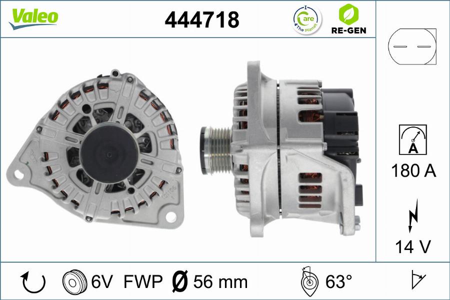 Valeo 444718 - Alternator furqanavto.az