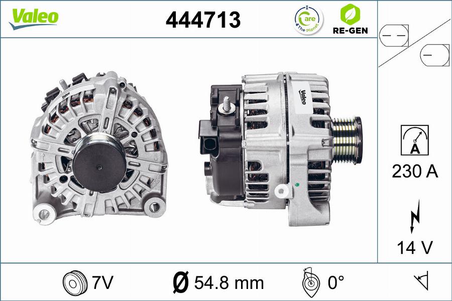 Valeo 444713 - Alternator furqanavto.az