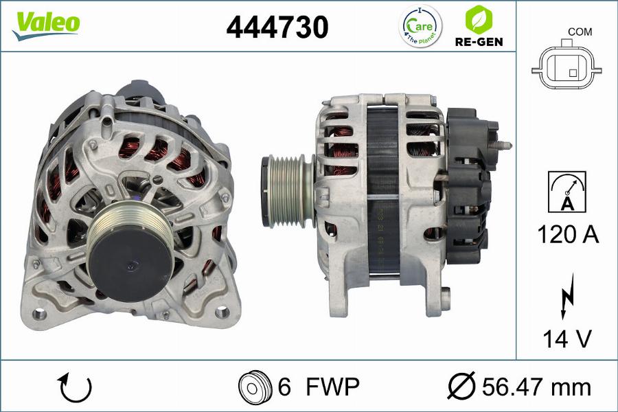 Valeo 444730 - Alternator furqanavto.az