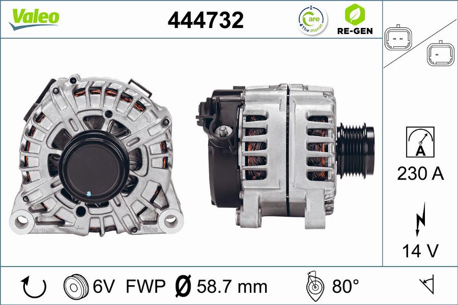 Valeo 444732 - Alternator furqanavto.az