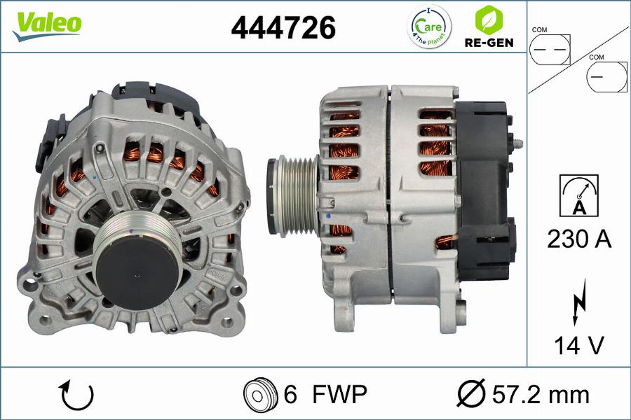 Valeo 444726 - Alternator furqanavto.az