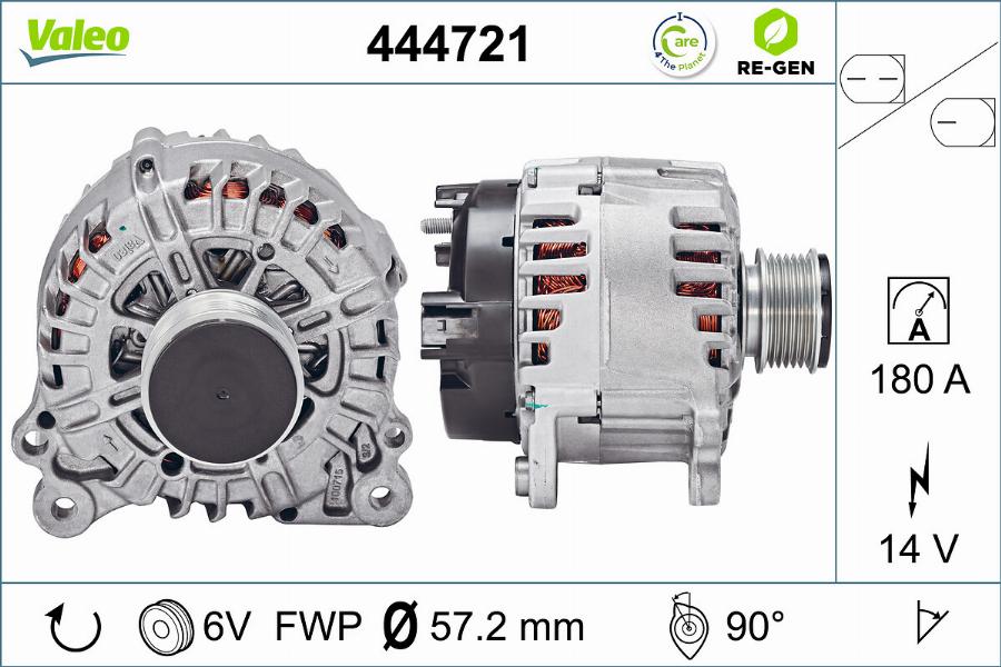 Valeo 444721 - Alternator furqanavto.az