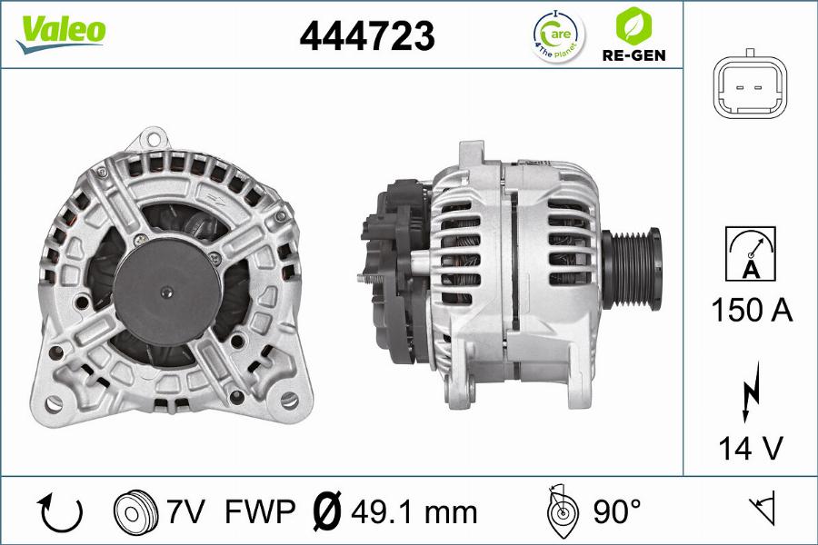 Valeo 444723 - Alternator furqanavto.az